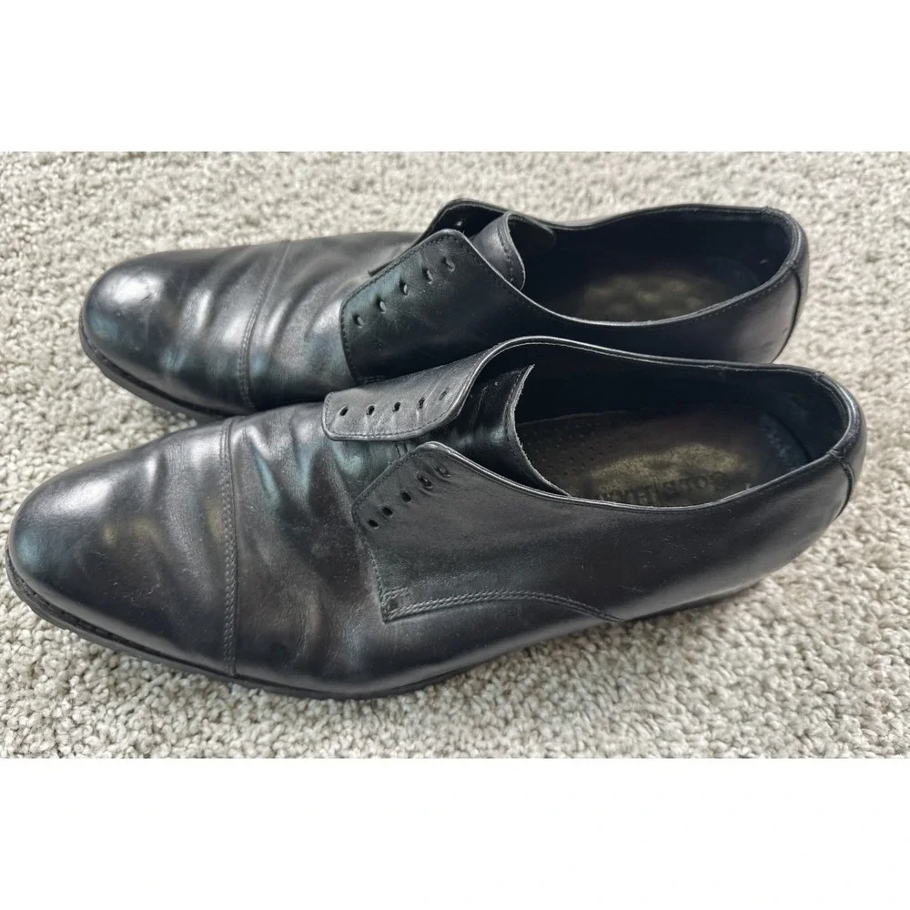 Cole‎ Haan x NikeAir Mens Oxford Black Dress Shoes Lace Up C09860 Size 13 Read